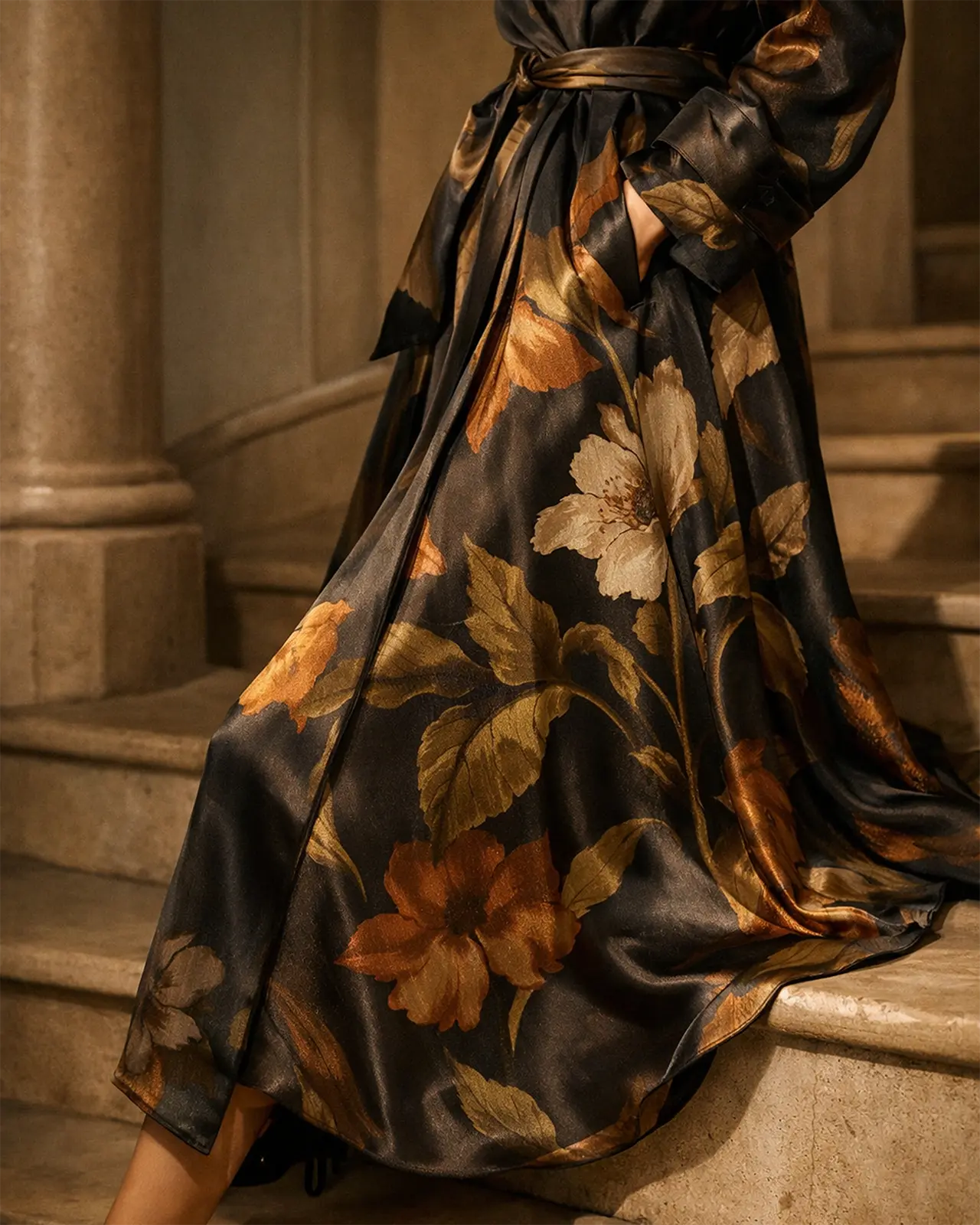 Elegante abito floreale fashion by Nevele Digital Boutique